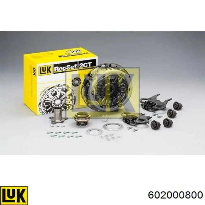 602 0008 00 LUK kit de embrague (3 partes)