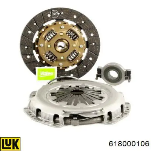 Mecanismo de embrague LUK 618000106 precio, desde 109,22 EUR