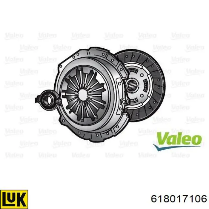 Mecanismo de embrague LUK 618017106 precio, desde 69,56 EUR