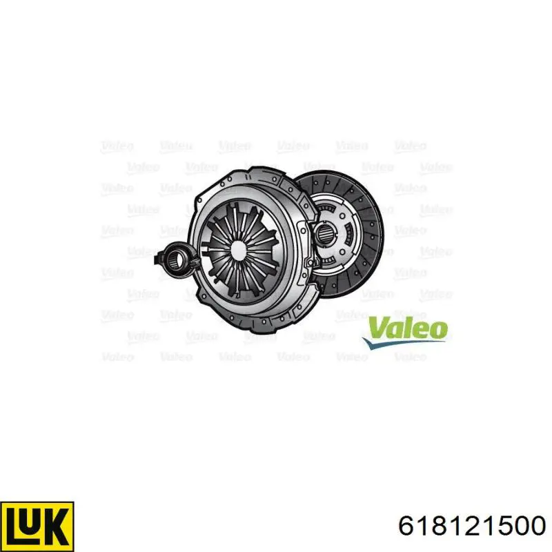 618121500 LUK kit de embrague (3 partes)