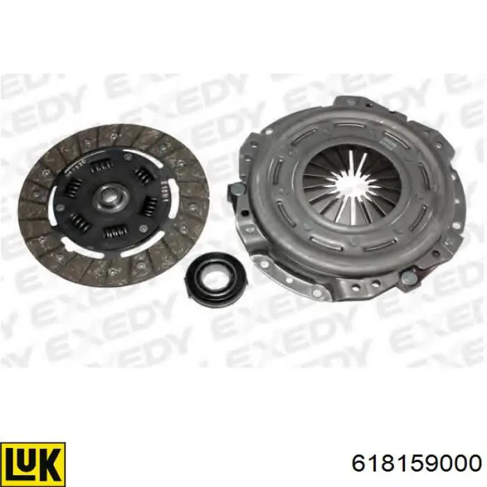 618 1590 00 LUK kit de embrague (3 partes)