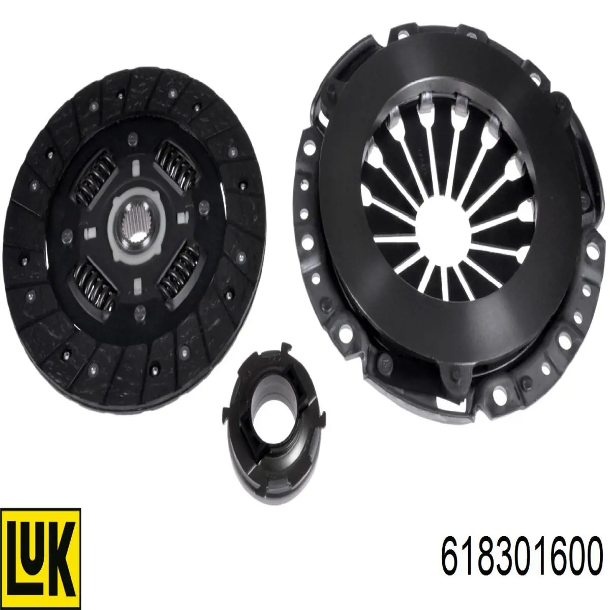 618301600 LUK kit de embrague (3 partes)