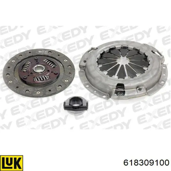 Kit de embrague (3 partes) Renault Clio LB0, LB1, LB2
