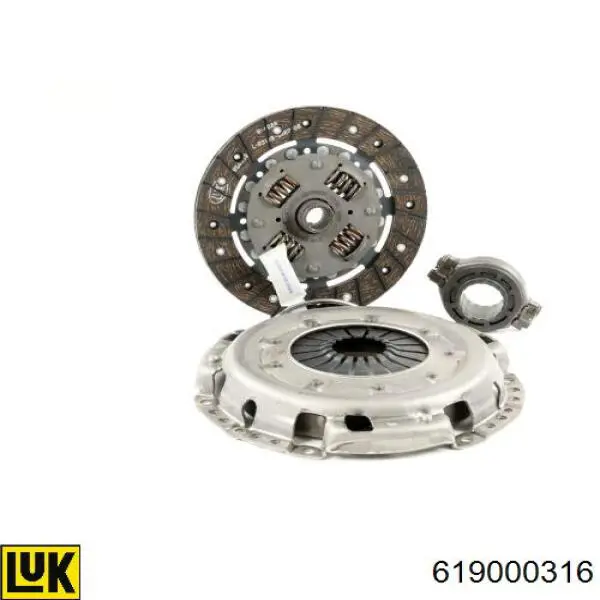 Mecanismo de embrague LUK 619000316 precio, desde 99,10 EUR