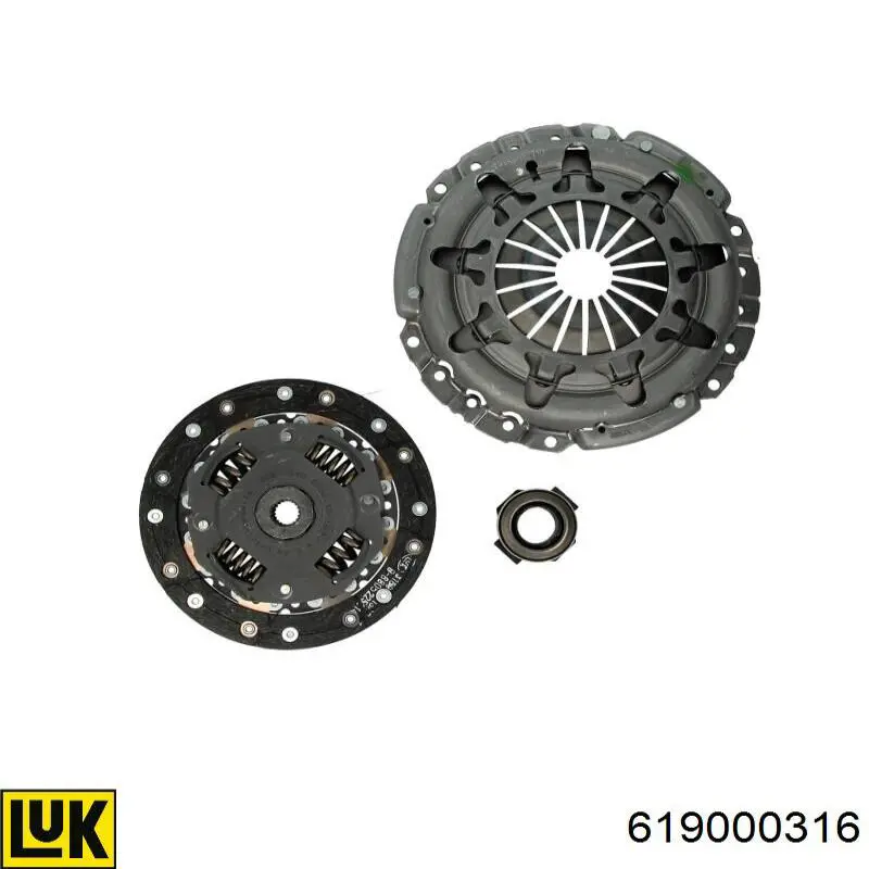 Embrague 619000316 LUK