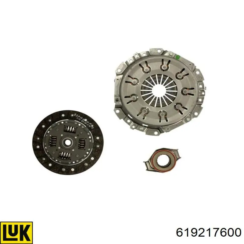 619 2176 00 LUK kit de embrague (3 partes)