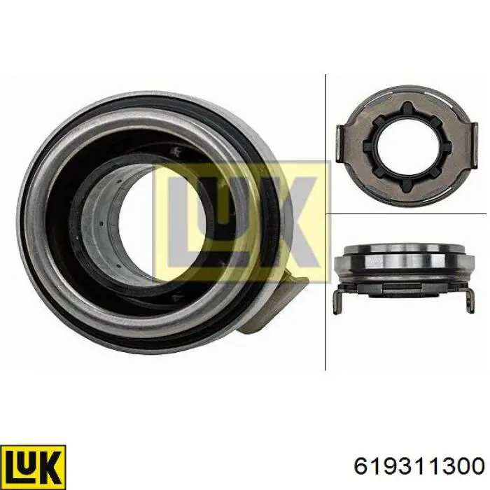 619311300 LUK kit de embrague (3 partes)