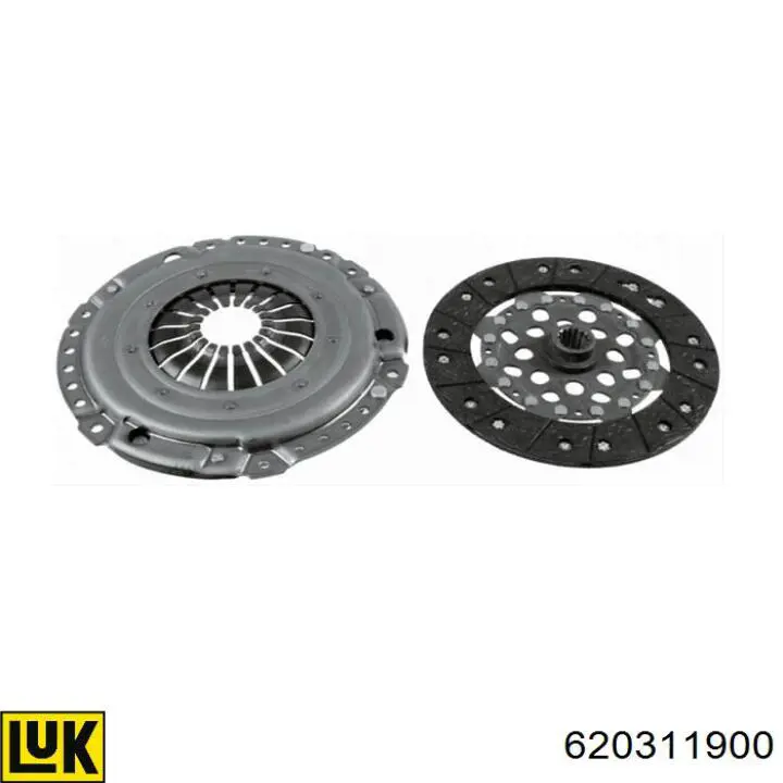 620311900 LUK kit de embrague (3 partes)