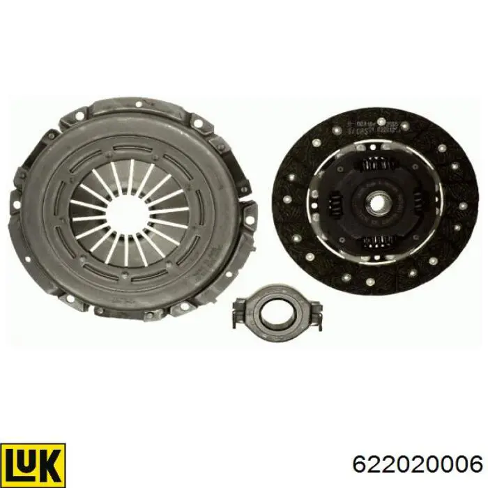 Mecanismo de embrague LUK 622020006 precio, desde 112,60 EUR