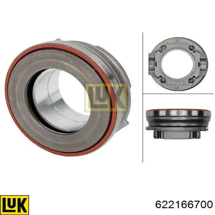 622166700 LUK kit de embrague (3 partes)