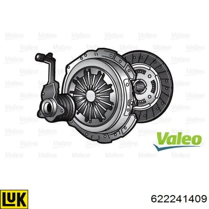 Kit de embrague (3 partes) Ford Fiesta CB1