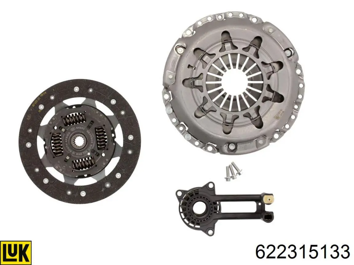 622 3151 33 LUK kit de embrague (3 partes)