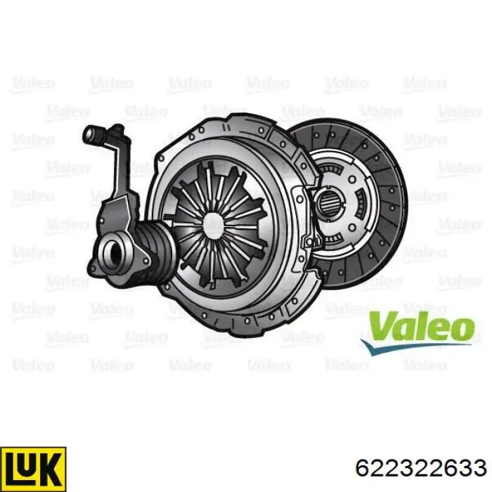 Comprar 622322633 LUK Kit de embrague completo
