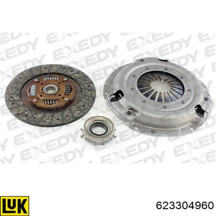 Kit de embrague (3 partes) Subaru Impreza 2 GD, GG