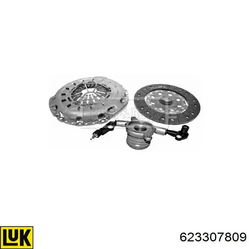 A0002520605 Mercedes kit de embrague (3 partes)