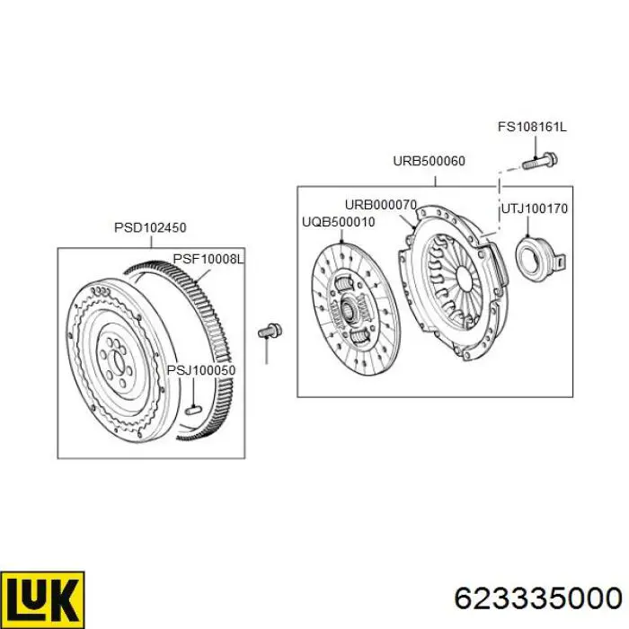 Embrague 623335000 LUK