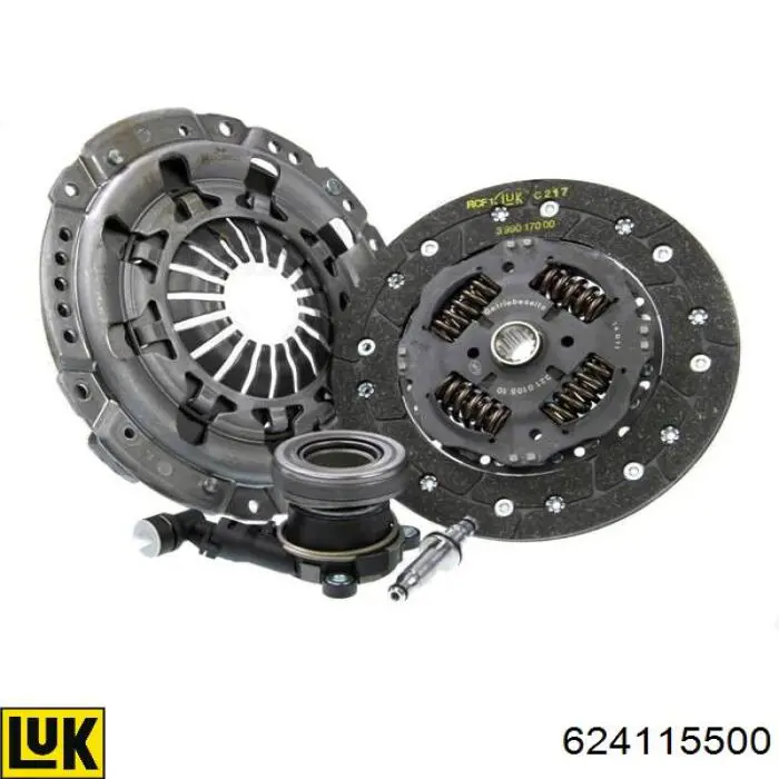 Mecanismo de embrague LUK 624115500 precio, desde 299,91 EUR
