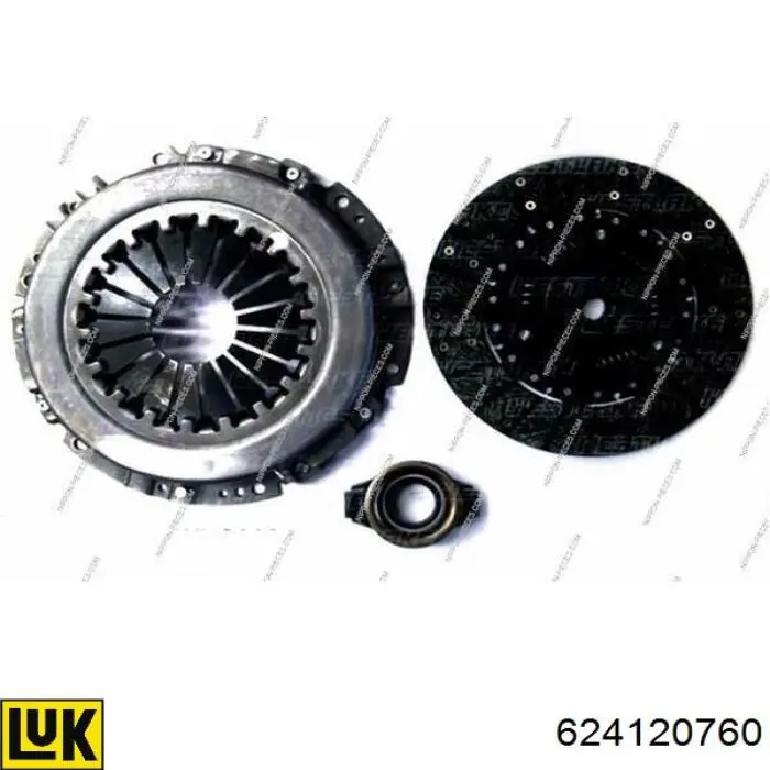 Kit de embrague (3 partes) Nissan Terrano 1 WD21
