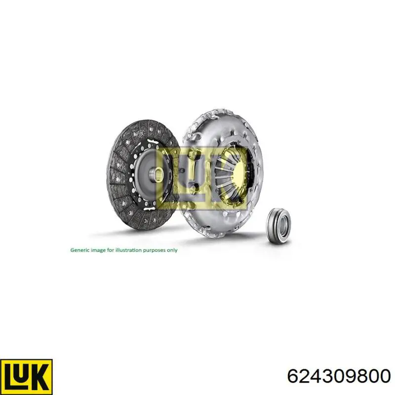 Embrague 624309800 LUK
