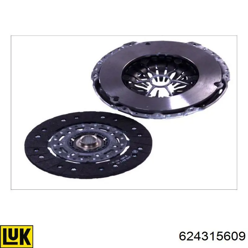 624315609 LUK Embrague motor