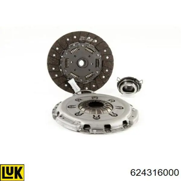 Mecanismo de embrague LUK 624316000 precio, desde 258,50 EUR