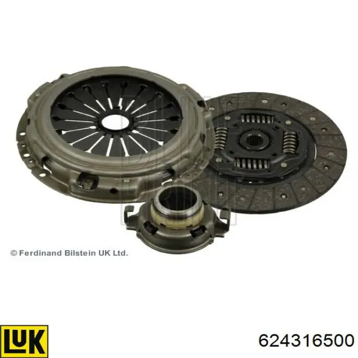 Mecanismo de embrague LUK 624316500 precio, desde 185,02 EUR
