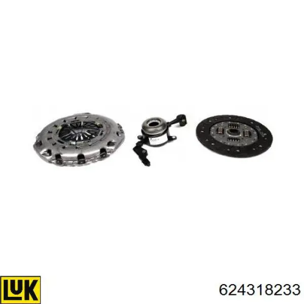 Mecanismo de embrague LUK 624318233 precio, desde 244,48 EUR