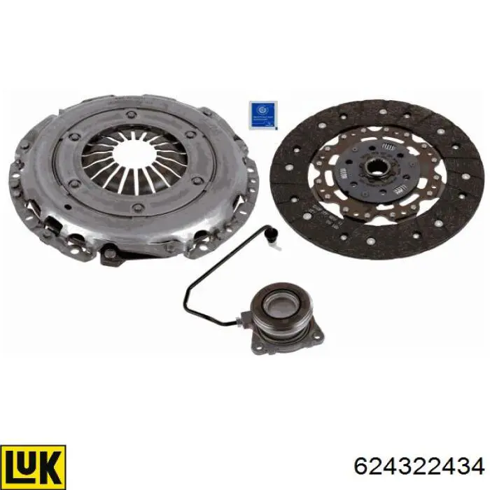 Mecanismo de embrague LUK 624322434 precio, desde 226,67 EUR