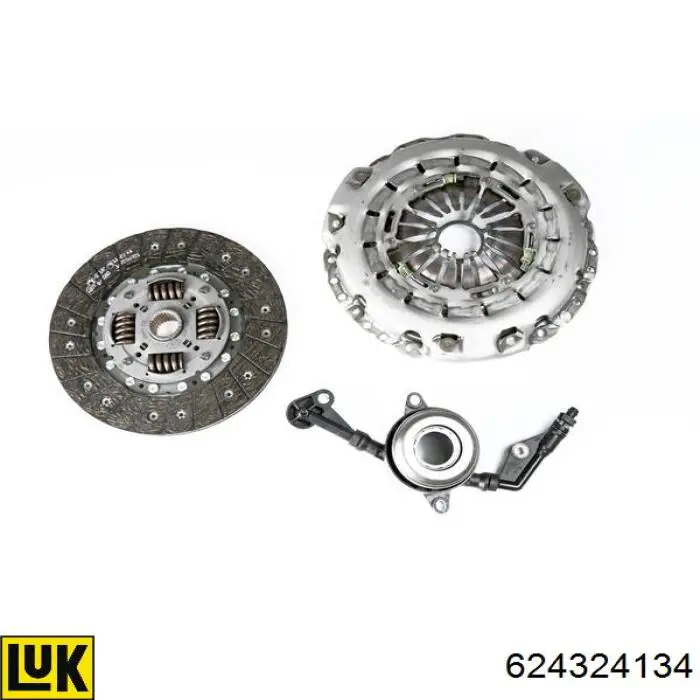 KC128 Kamoka kit de embrague (3 partes)