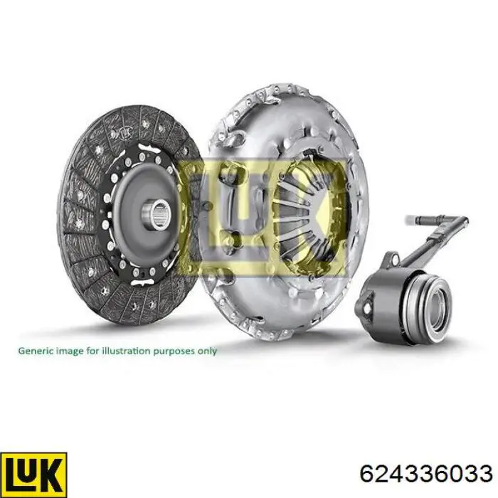 Comprar 624336033 LUK Kit de embrague completo