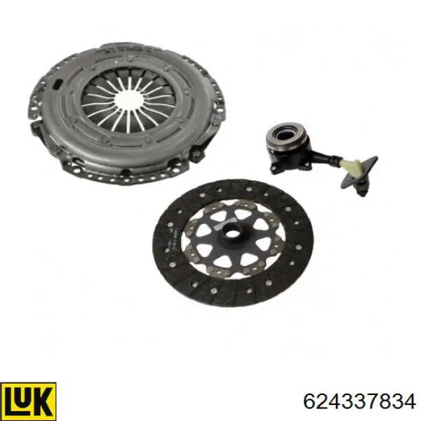 1893054 Ford kit de embrague (3 partes)