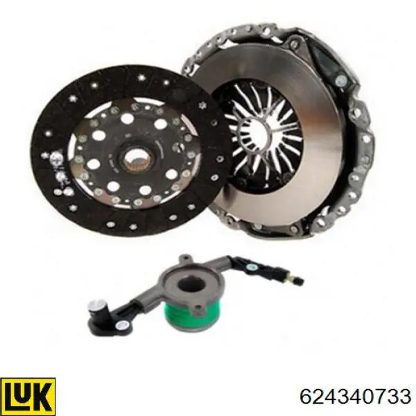Mecanismo de embrague LUK 624340733 precio, desde 346,14 EUR