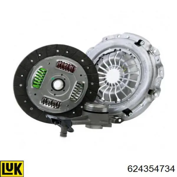 Mecanismo de embrague LUK 624354734 precio, desde 381,50 EUR