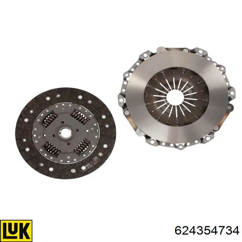 624354734 LUK Embrague motor