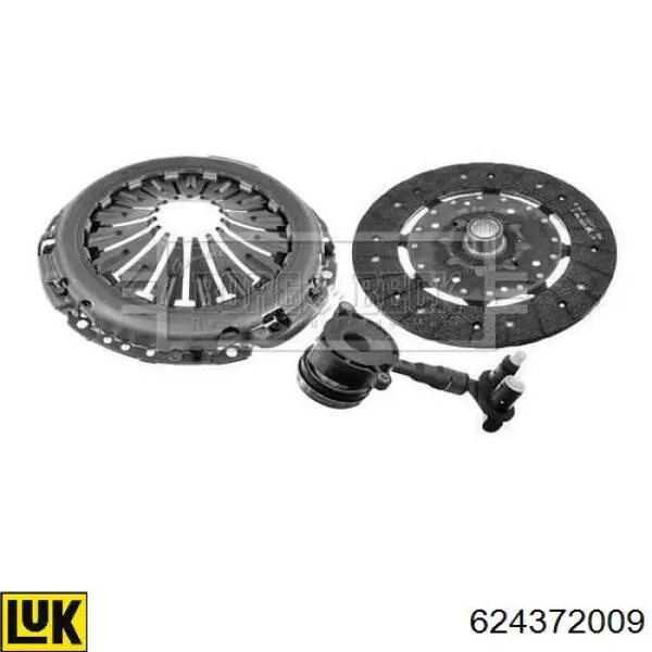 Mecanismo de embrague LUK 624372009 precio, desde 143,89 EUR