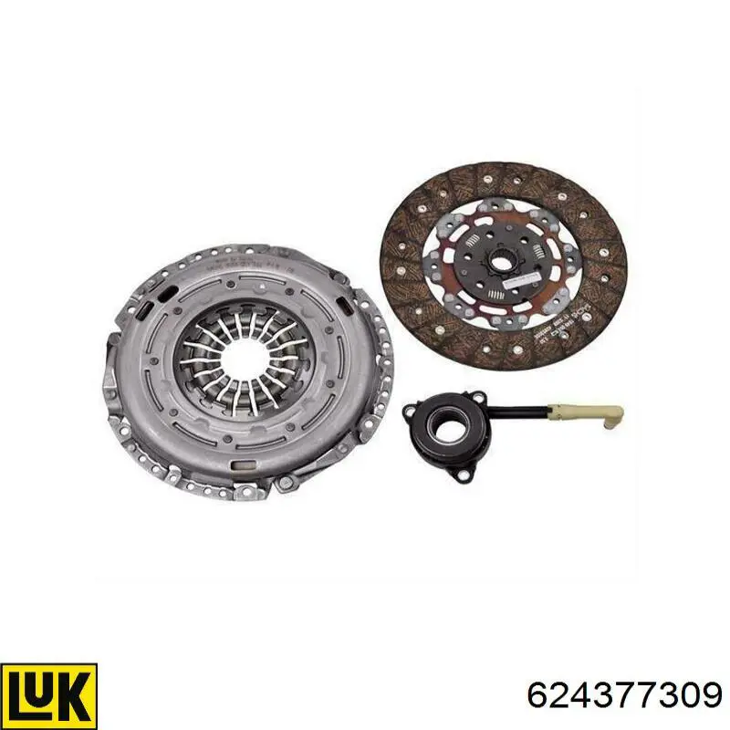 06J141015D VAG kit de embrague (3 partes)