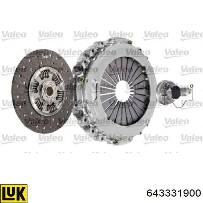 85000503 Volvo kit de embrague (3 partes)