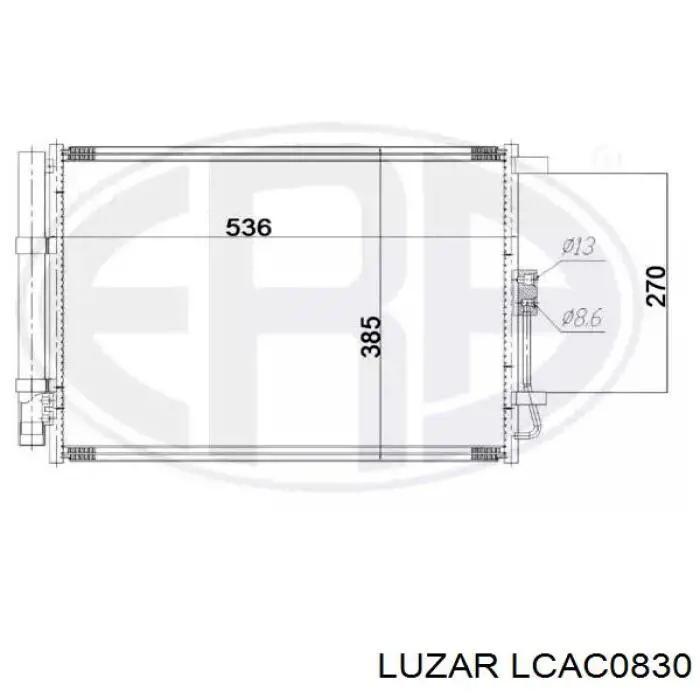 LCAC0830 Luzar compresor de aire acondicionado