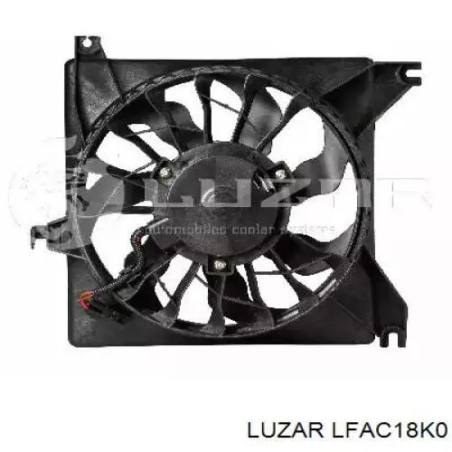 Ventilador de refrigeración completo derecho (motor y hélice) LFAC18K0 Luzar