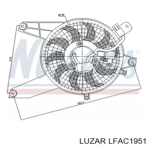 Comprar Q3730129 Q-fix Ventilador eléctrico de aire acondicionado completo (motor y aspa)