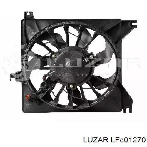 Ventilador (rodete +motor) Radiador de intercooler con electromotor completo LUZAR LFC01270