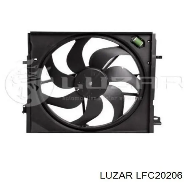 LFc20206 Luzar ventilador (rodete +motor refrigeración del motor con electromotor completo)