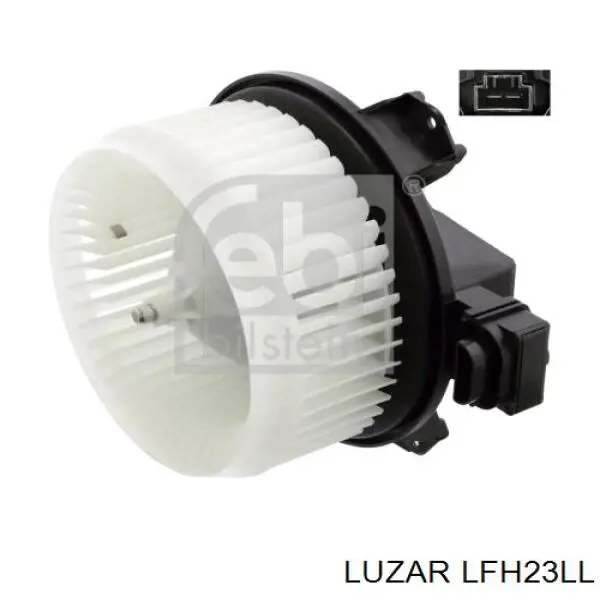 LFh 23LL Luzar motor eléctrico, ventilador habitáculo