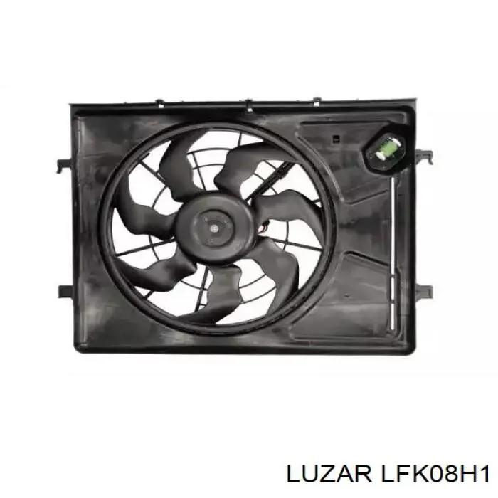 LFK08H1 Luzar difusor de radiador, aire acondicionado, completo con motor y rodete