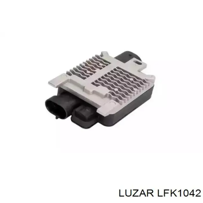 LFK 1042 Luzar difusor de radiador, ventilador de refrigeración, condensador del aire acondicionado, completo con motor y rodete