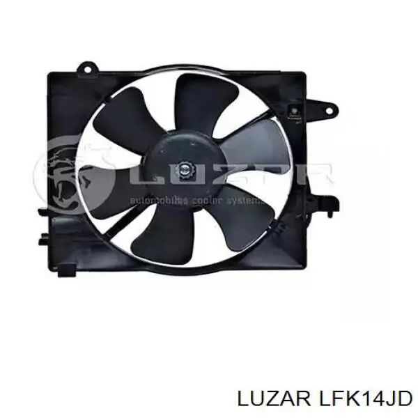 LFK14JD Luzar difusor de radiador, ventilador de refrigeración, condensador del aire acondicionado, completo con motor y rodete