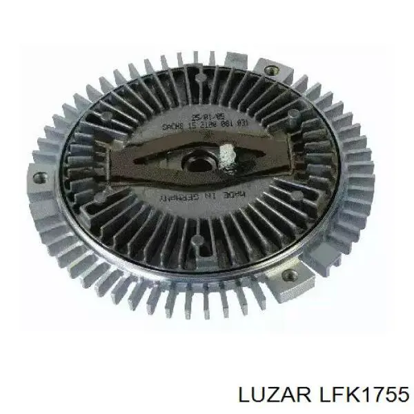 LFK1755 Luzar difusor de radiador, ventilador de refrigeración, condensador del aire acondicionado, completo con motor y rodete