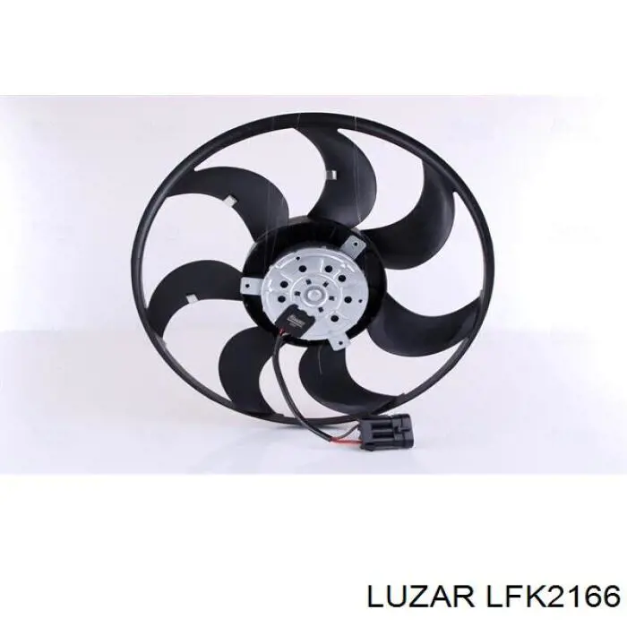 LFK2166 Luzar ventilador (rodete +motor refrigeración del motor con electromotor completo)