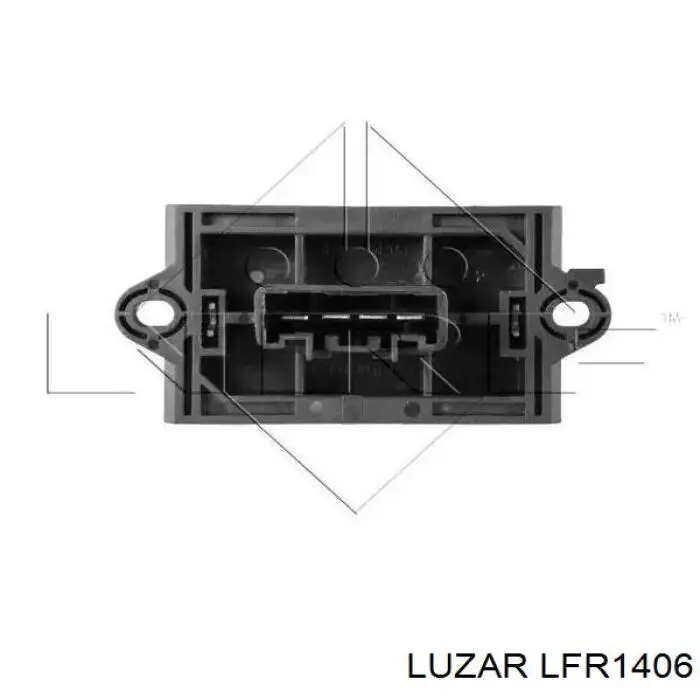 LFR 1406 Luzar resitencia, ventilador habitáculo