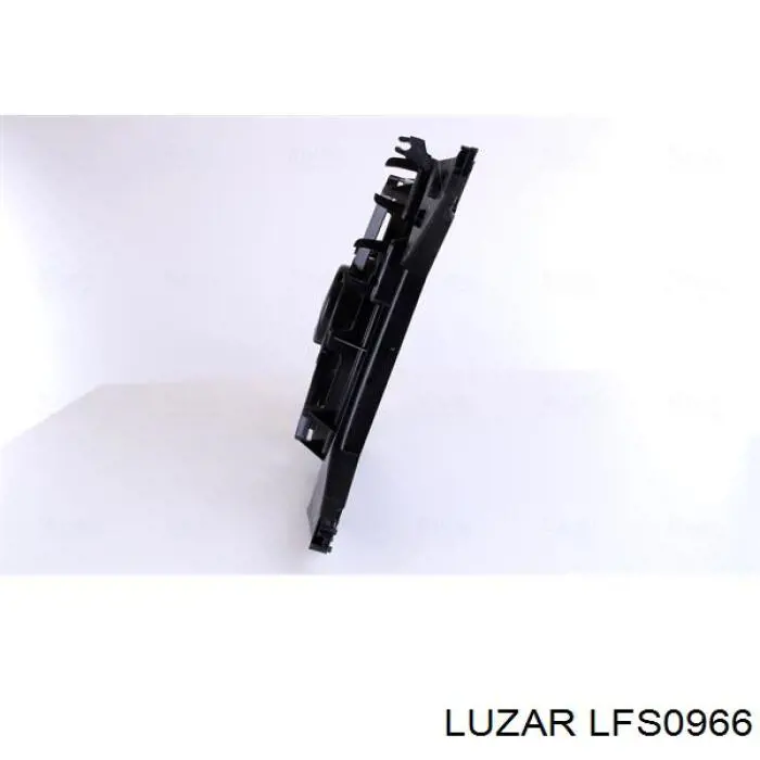 LFS0966 Luzar difusor de radiador, ventilador de refrigeración, condensador del aire acondicionado, completo con motor y rodete